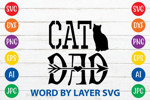 Cat Dad SVG DESIGN SVG Rafiqul20606 