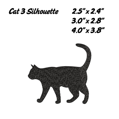 Cat Embroidery Bundle - Silhouettes Embroidery/Applique DESIGNS Stitched Haus 