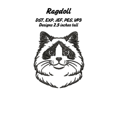 Cat Embroidery File Set Embroidery/Applique DESIGNS Stitched Haus 