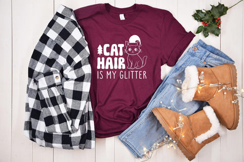 Cat Hair is My Glitter - Christmas SVG SVG CraftLabSVG 