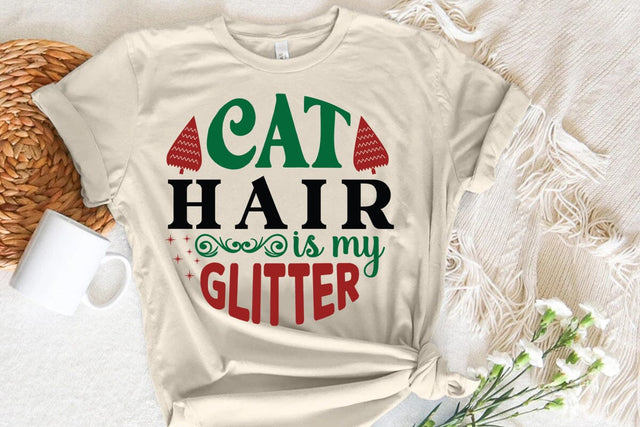 Cat hair is my glitter SVG Angelina750 