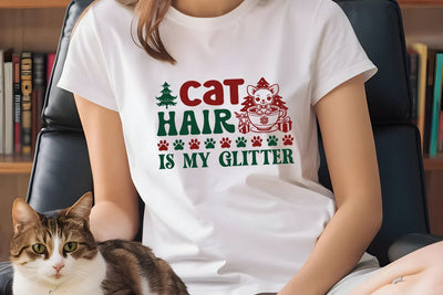 Cat hair is my glitter SVG Angelina750 