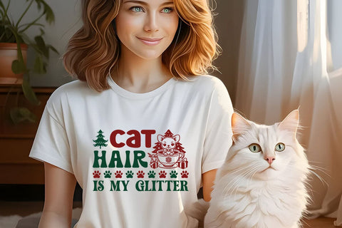 Cat hair is my glitter SVG Angelina750 