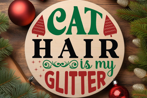 Cat hair is my glitter SVG Angelina750 