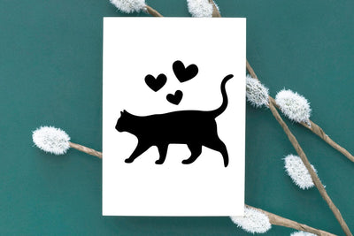 Cat Heart Artwork SVG RFCreative 