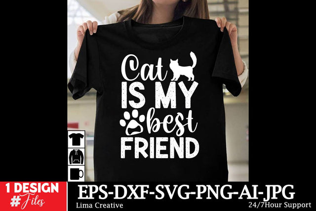 Cat Is My Best Friend SVG Cut File SVG Insomnia Std 