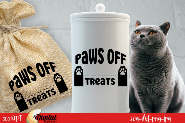 Cat Jar Treat SVG. Cat Treat Lover SVG SVG Evgenyia Guschina 