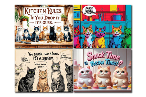cat kitchen decor, funny cat cutting board, kitchen rules cat design Sublimation Paper Switch 