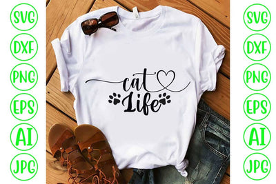 Cat Life SVG SVG Syaman 