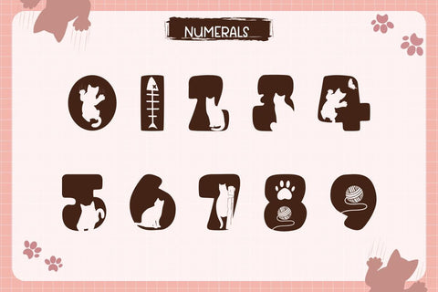 Cat Love - Cute Decorative font Font AnningArts Design 
