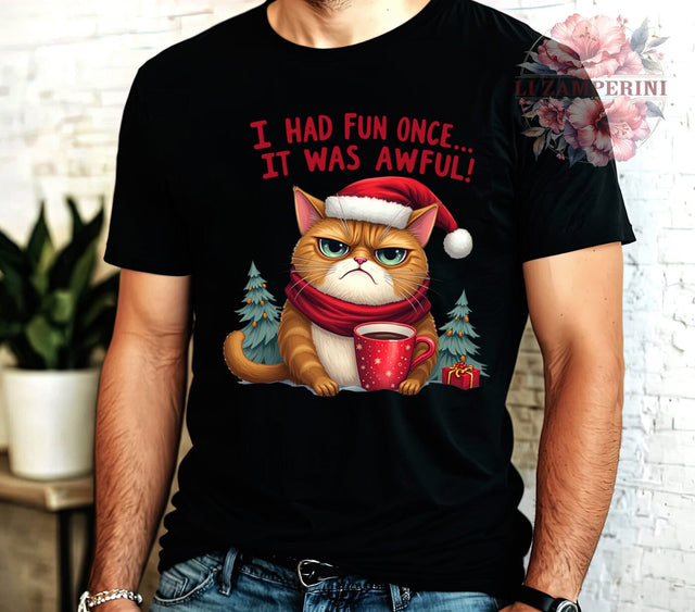 Cat Lover Gift, Cute Cat, Pet Humor, Cat Gifts, Animal Lover, Sublimation Design, Digital Download, Awful Experience Sublimation Li Zamperini 