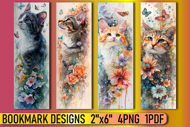 Cat Lover's Bookmark Sublimation Set for Sale Sublimation afrosvg 