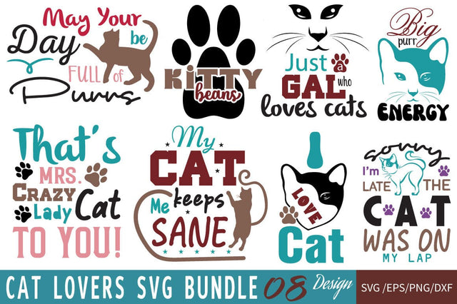 Cat Lovers Bundle SVG Angelina750 