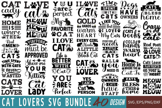 Cat Lovers Bundle SVG Angelina750 