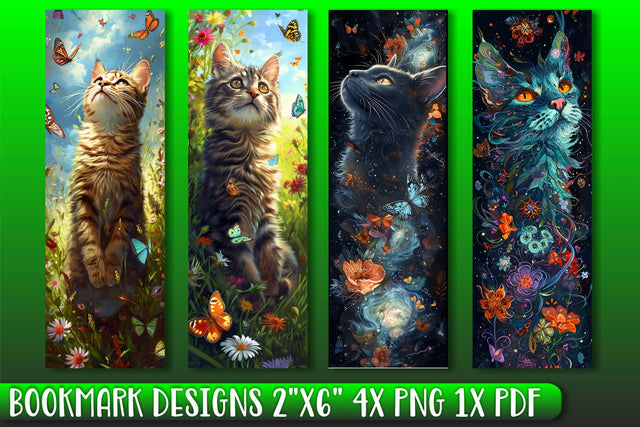 Cat Lover's Sublimation Bookmark Collection Sublimation afrosvg 