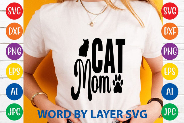 Cat Mom-2 SVG DESIGN SVG Rafiqul20606 