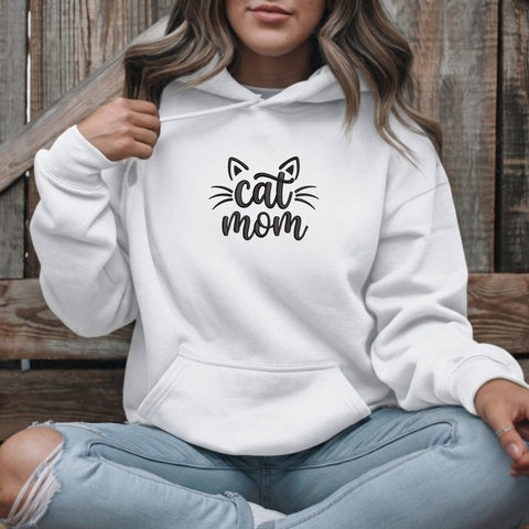 Cat Mom Embroidery Design – Cute Cat Ears Whiskers Pet Lover Machine Embroidery File Embroidery/Applique DESIGNS PatternFeed8 