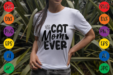 Cat Mom Ever SVG Rafiqul20606 