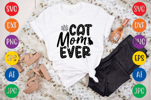 Cat Mom Ever SVG Rafiqul20606 