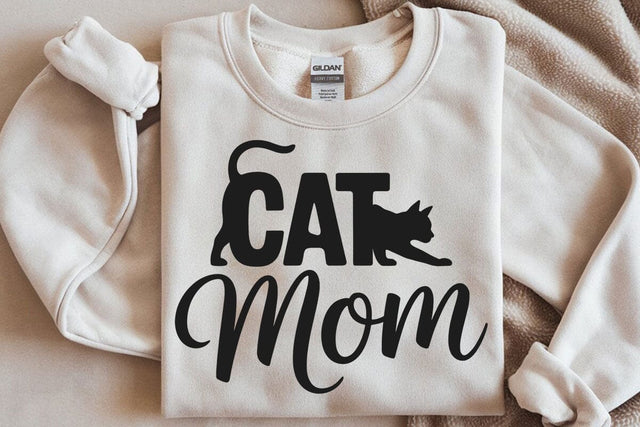 Cat Mom SVG: Cat Mama, Paw Print Design SVG DesignDestine 