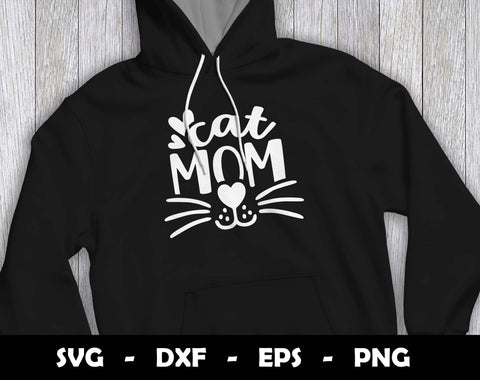 Cat Mom SVG Cut File, Cat Mom SVG Design SVG Arthur Arellano 