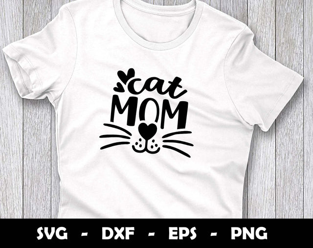 Cat Mom SVG Cut File, Cat Mom SVG Design SVG Arthur Arellano 