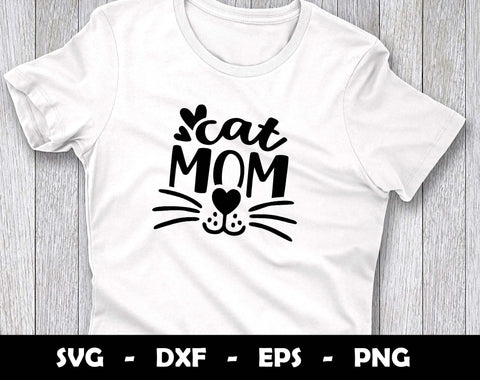 Cat Mom SVG Cut File, Cat Mom SVG Design SVG Arthur Arellano 