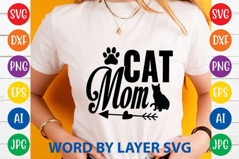 Cat Mom SVG DESIGN SVG Rafiqul20606 