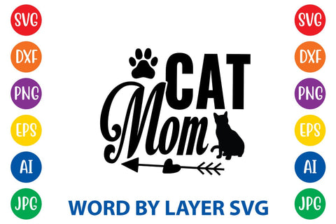 Cat Mom SVG DESIGN SVG Rafiqul20606 