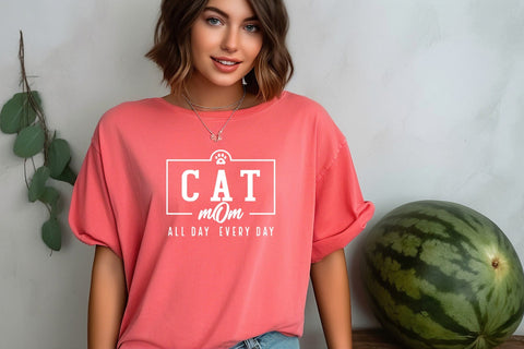 Cat Mom Svg Png Files, Cat Mom Gifts, Cat Mom Shirt, Best Cat Mom, Paw Mom Svg, Pet memorial svg, Cat Lover Svg, Mom Svg Shirt SVG DesignDestine 