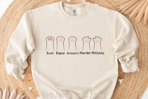 Cat Murder Mittens Svg, Cat Svg, Cat Paws Svg, Cat Svg Files, Cat Mom Svg SVG Artinrhythm shop 