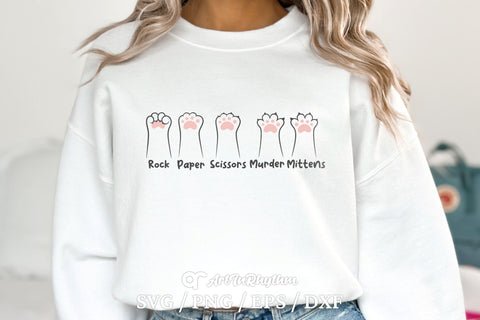 Cat Murder Mittens Svg, Cat Svg, Cat Paws Svg, Cat Svg Files, Cat Mom Svg SVG Artinrhythm shop 