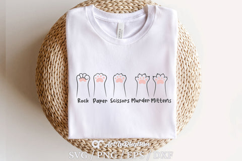Cat Murder Mittens Svg, Cat Svg, Cat Paws Svg, Cat Svg Files, Cat Mom Svg SVG Artinrhythm shop 