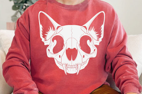 Cat skull svg, sphynx cat svg, Cat SVG, Magic cat svg, Magic illustration svg, Moon cat svg, Magic Illustration svg SVG DesignDestine 