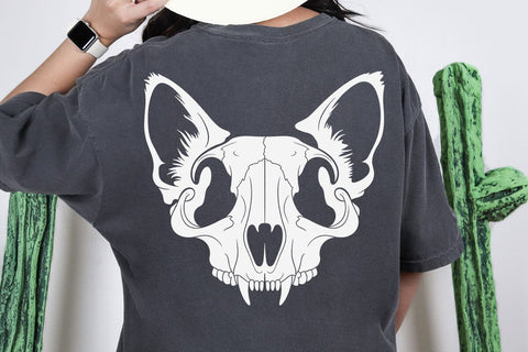 Cat skull svg, sphynx cat svg, Cat SVG, Magic cat svg, Magic illustration svg, Moon cat svg, Magic Illustration svg SVG DesignDestine 