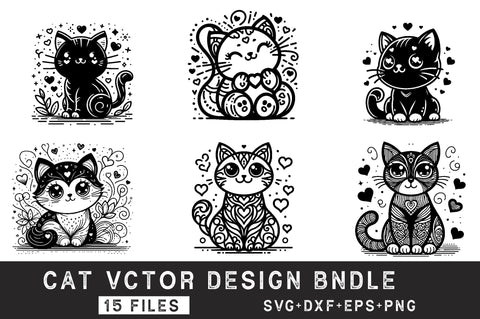 Cat SVG Bundle SVG Rupkotha 