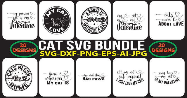CAT-SVG-BUNDLE SVG Syaman 