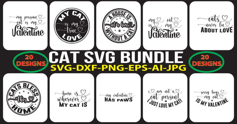 CAT-SVG-BUNDLE SVG Syaman 