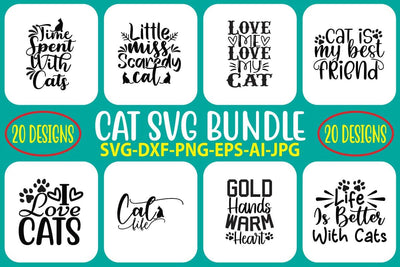 Cat SVG Bundle SVG Syaman 