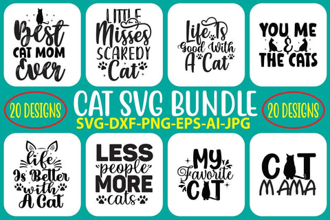 Cat SVG Bundle SVG Syaman 