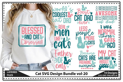 Cat SVG Design Bundle vol-20 SVG shah alam 