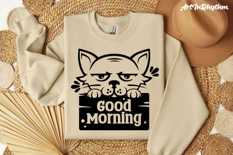 Cat svg, Good morning svg SVG Artinrhythm shop 
