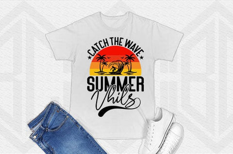 Catch the Wave Summer Vhils SVG Beach Surf Clipart SVG BillahCrafts 