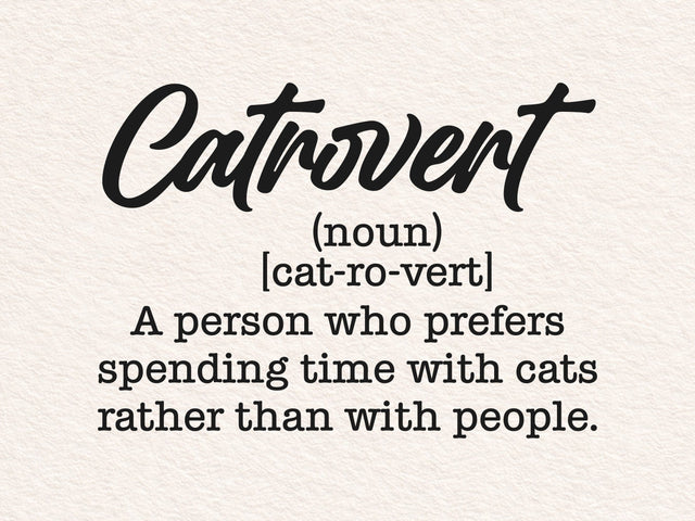 Catrovert Definition Svg, Cat Mom Svg, Cat Lover Svg, Cat Quote Svg, Cut Files for Cricut, Silhouette SVG DesignDestine 