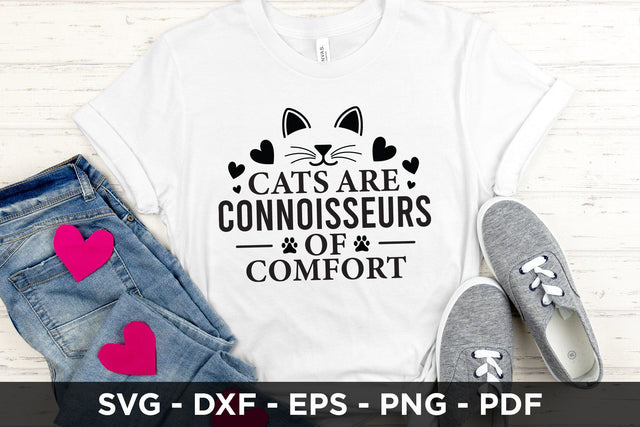 Cats Are Connoisseurs of Comfort SVG File SVG CraftLabSVG 