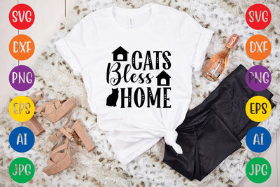 Cats Bless Home SVG Rafiqul20606 
