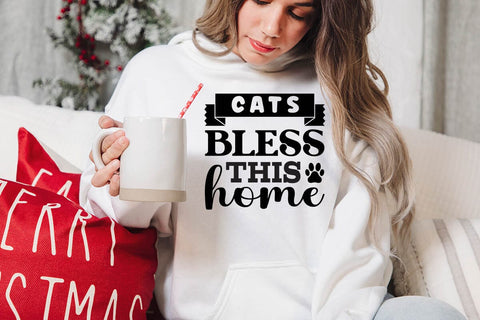 Cats bless this home-01 SVG Angelina750 