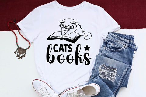 Cats books-01 SVG Angelina750 