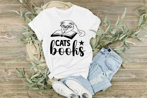 Cats books-01 SVG Angelina750 