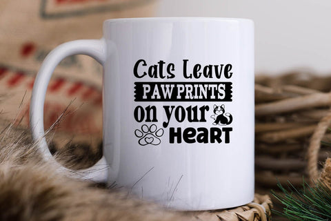 Cats Leave Paw Prints on your Heart-01 SVG Angelina750 